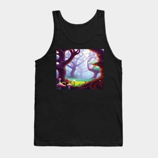 Dreamy Mushroom Forest Tank Top